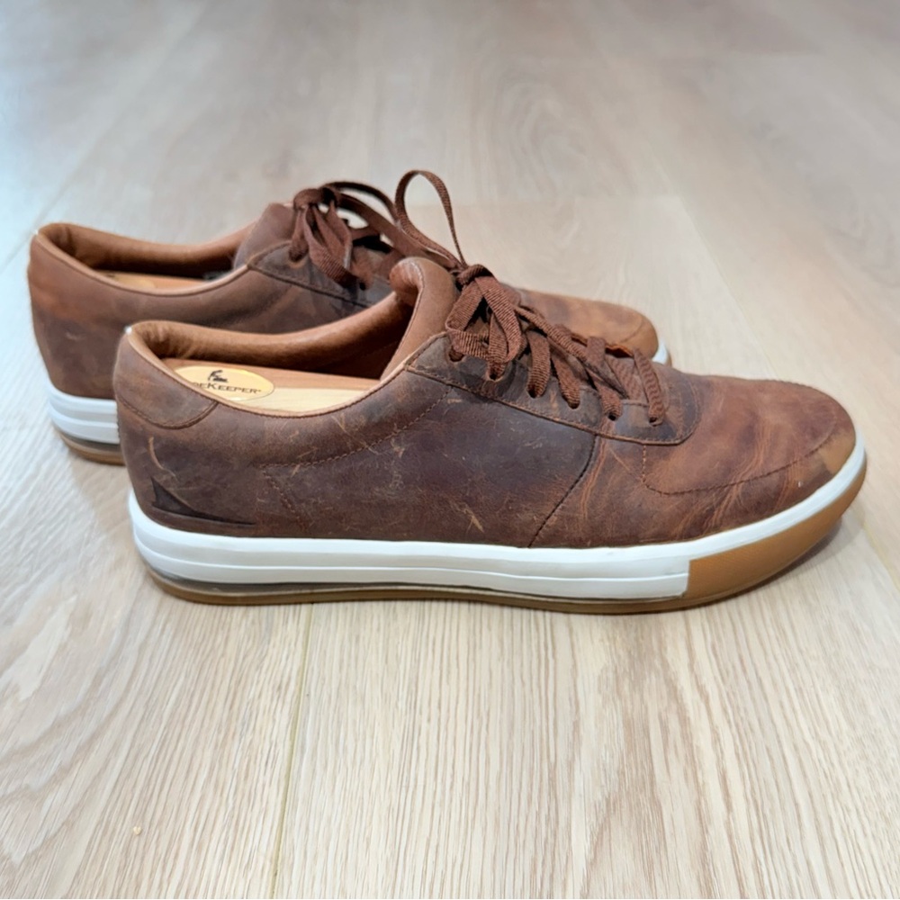 Brandblack Premium Brown Distressed Napa Leather “Jet” Shoe.  Men’s Size 9.5